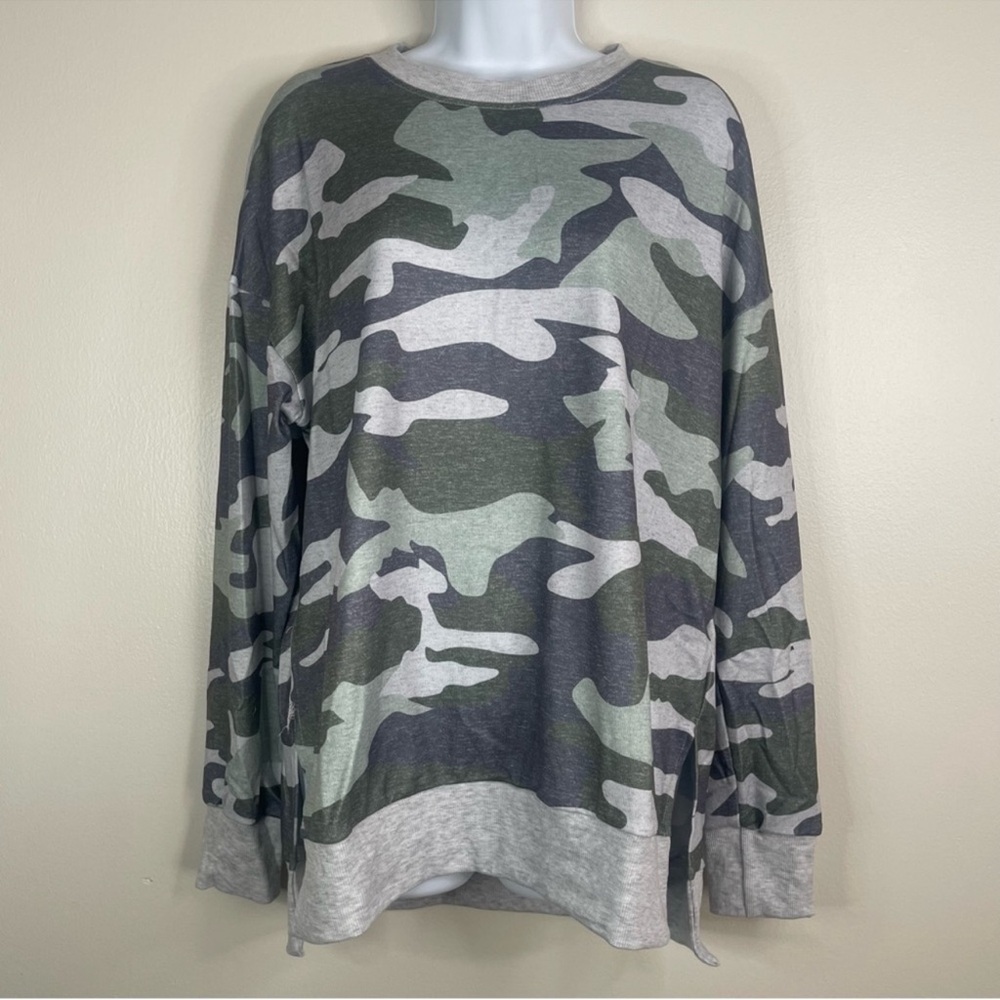 Camouflage Oversized Sweatshirt